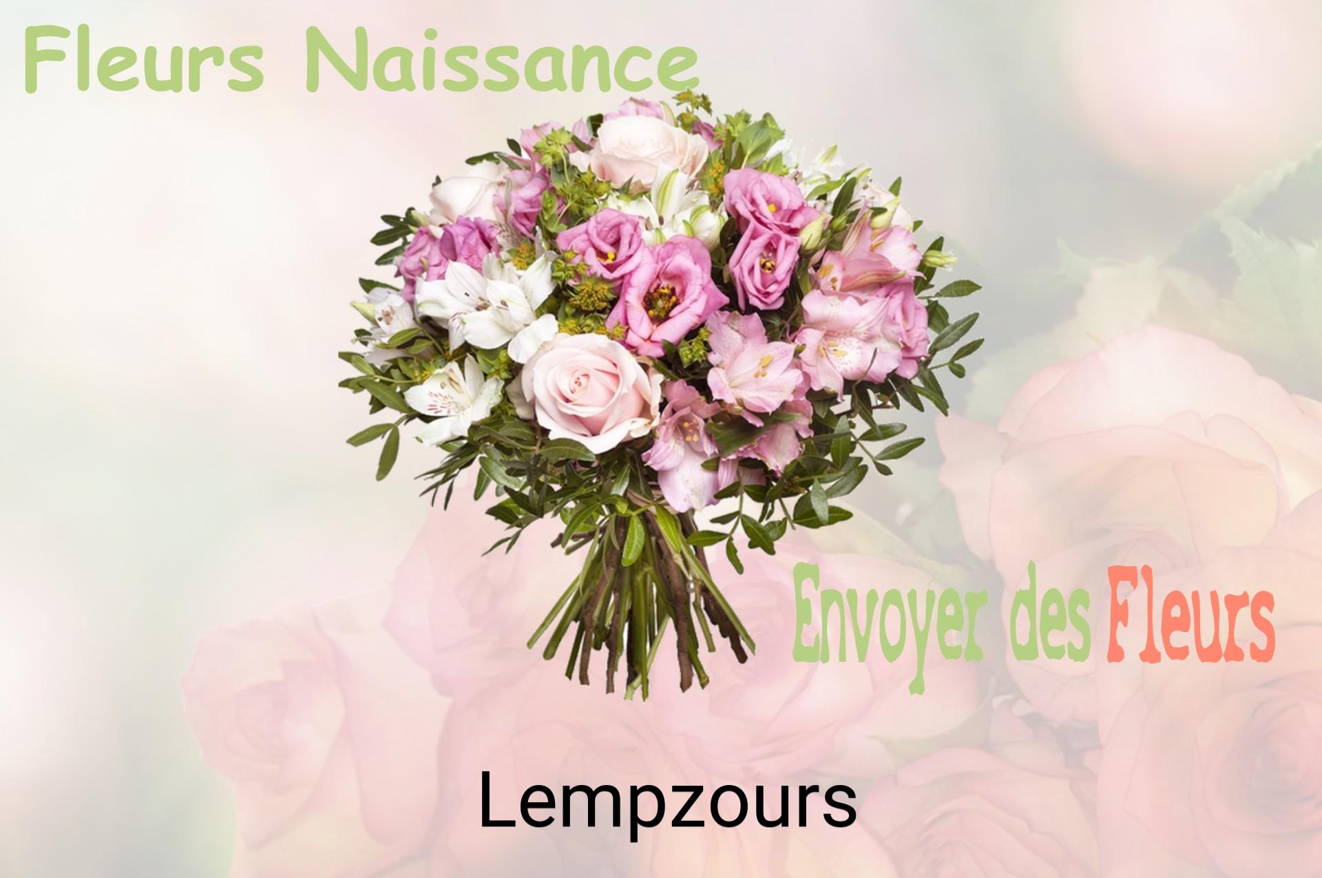 Bouquet de fleurs de naissance livré à Lempzours
